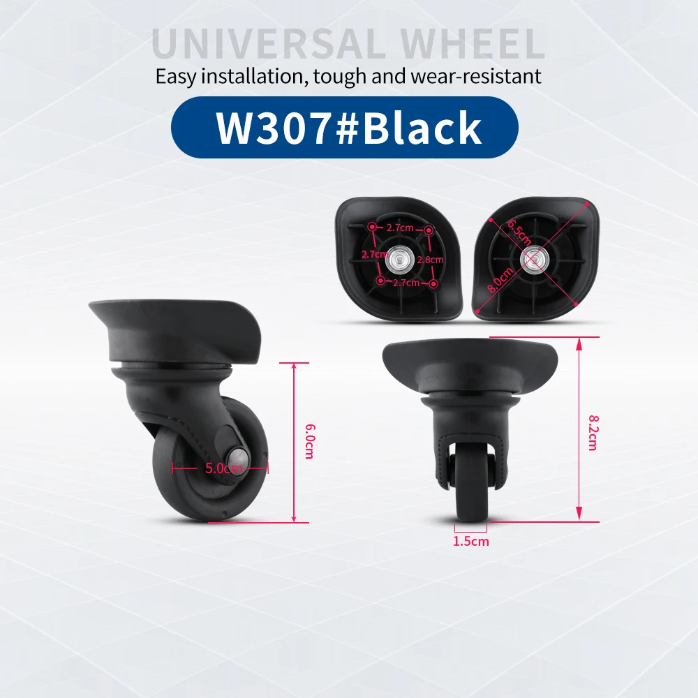 TANGYIPIN W307 Luggage wheel suitcases trolley case repair universal accessories roller pulley travel box replacement mute wheel