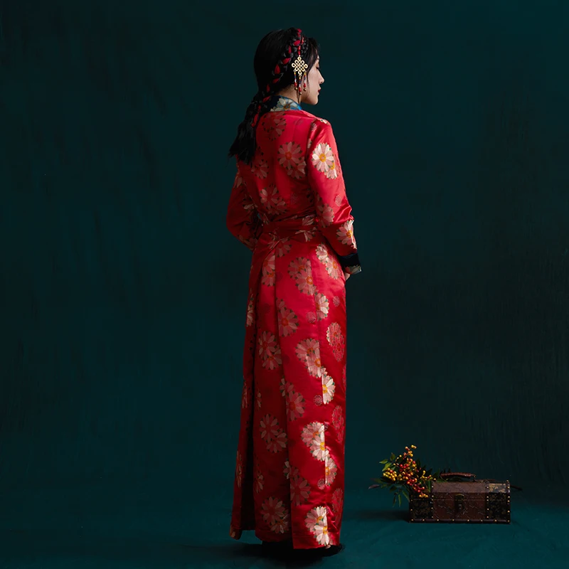 Южноазиатский туристический костюм для женщин тибетский в тибетском стиле с