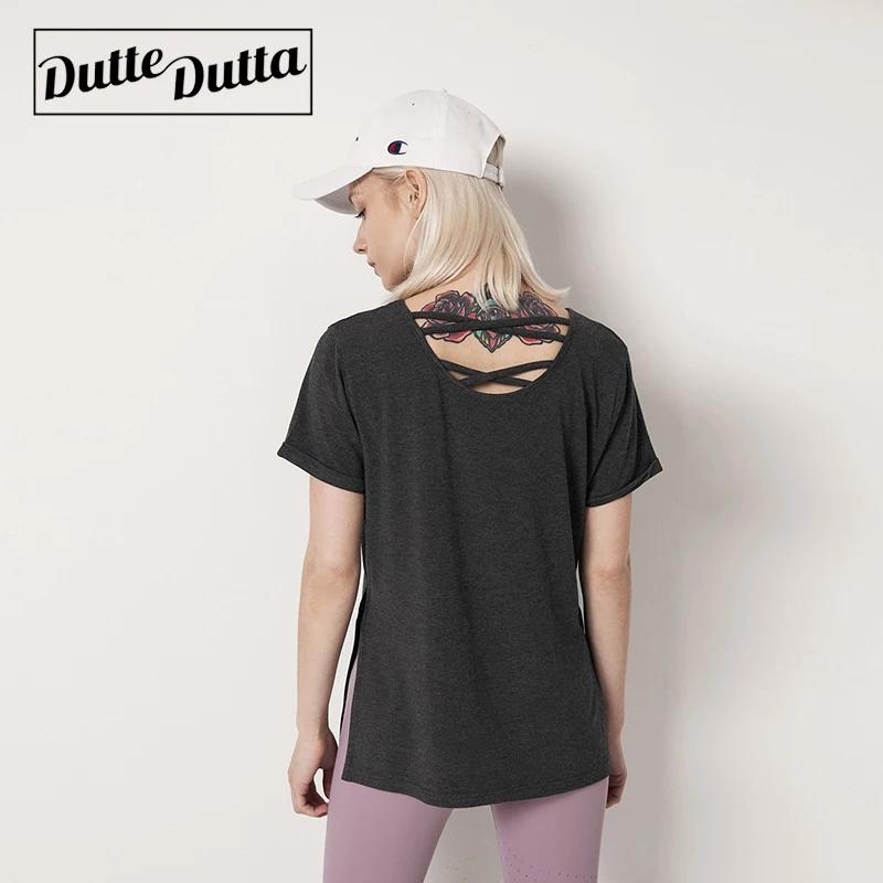 Сексуальный женский спортивный жилет свободная женская рубашка для йоги