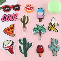 12pcs cactus patches for clothing iron on patche for diy child clothes hats accessories appliques on t shirt jeans badge sticker