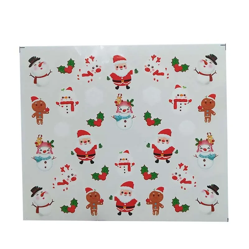 Наклейки для ногтей водная наклейка красочные ладони и губы узор 3D маникюрная