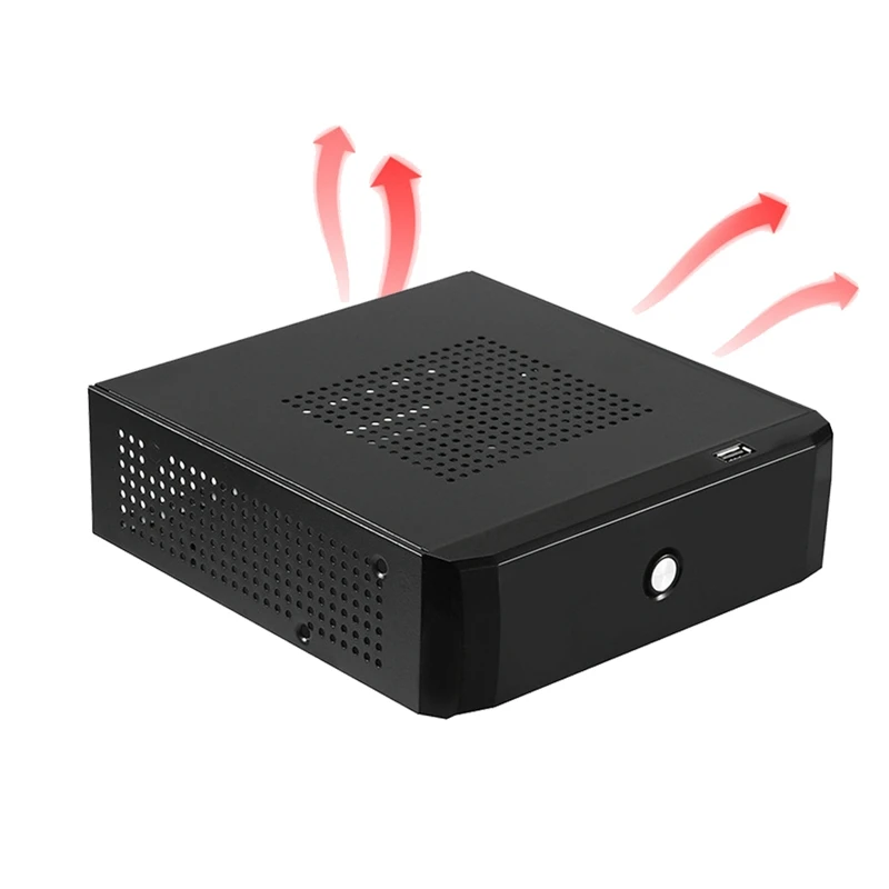 Настольный блок питания для игр HTPC Host Office Home 2 0 USB Mini ITX с отверстием радиатора