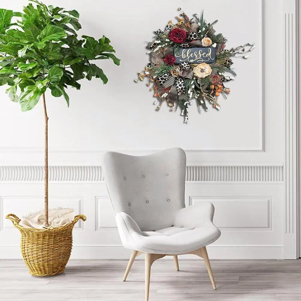 

Harvest Wreath Decoration Autumn Harvest House Wreath Wreath Harvest Christmas Thanksgiving Decoration N1t1