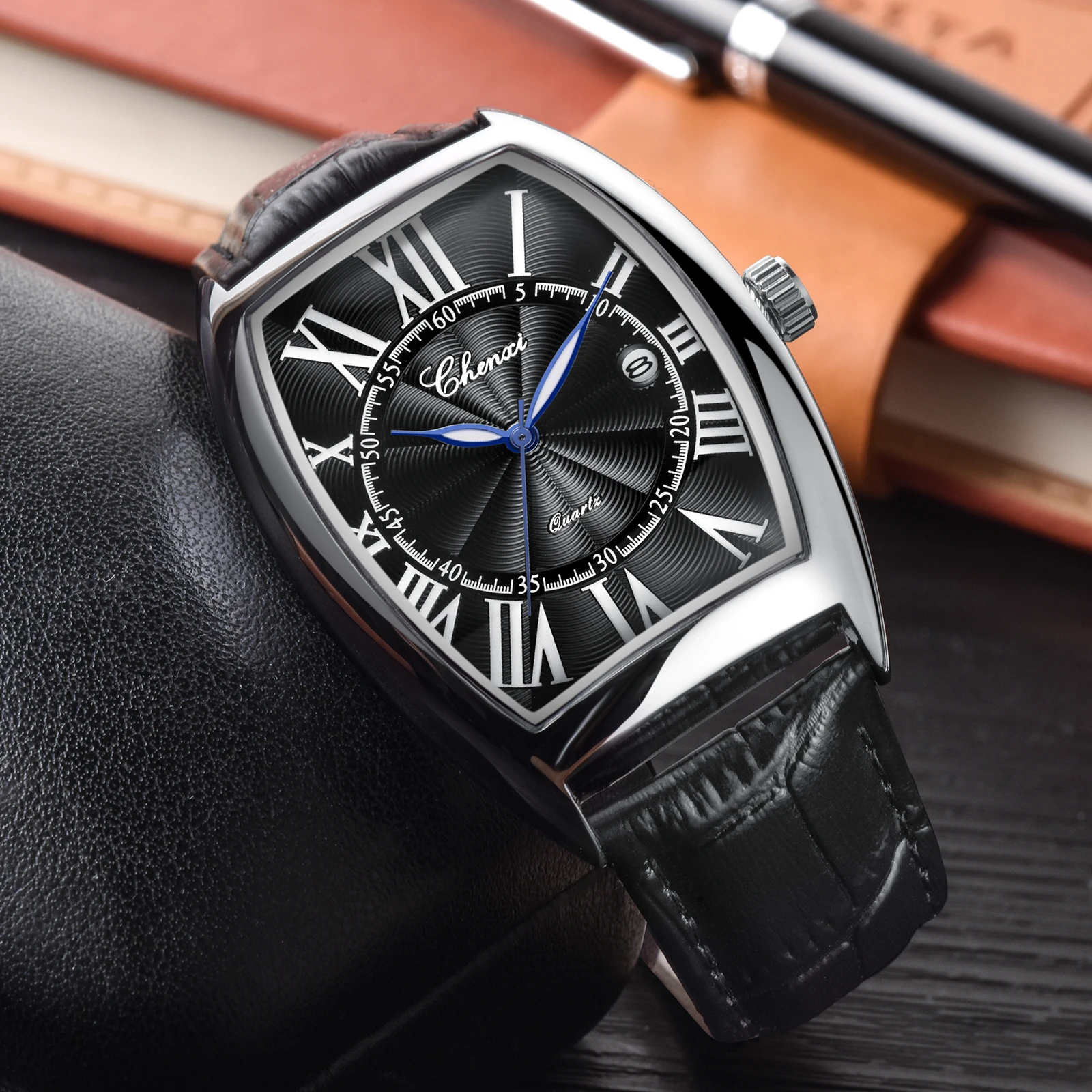 

Мужские водонепроницаемые светящиеся электронные часы из нержавеющей стали, в классическом стиле