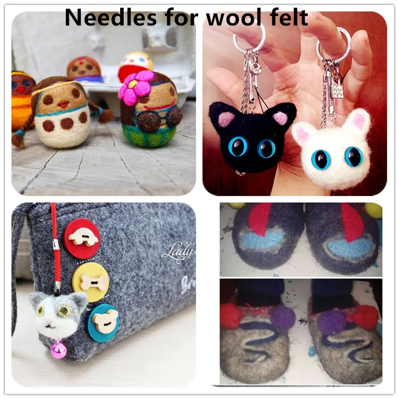 Фетровые иглы ручной работы 3 размера|Комплект для рукоделия| |