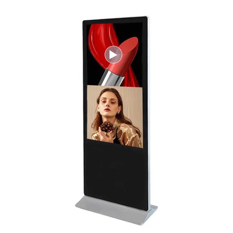 

65 inch shopping mall touchscreen digital signage screen vertical digital signage display panels