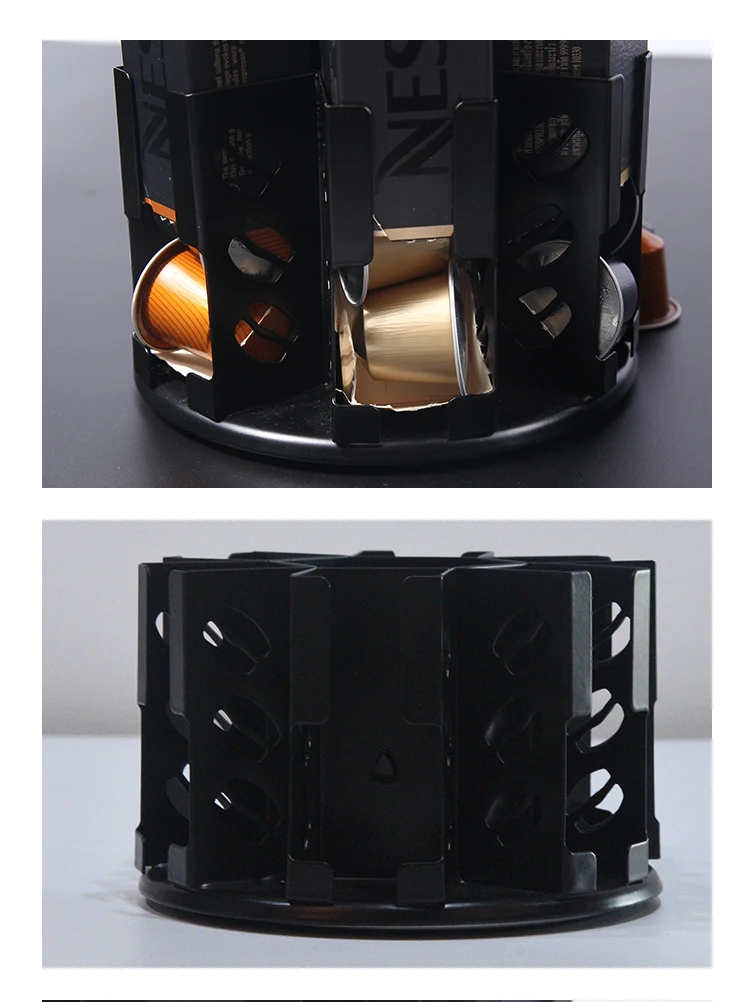 Nespresso вращающаяся стойка держатель для кофейных капсул черная хранения 2020 Новая