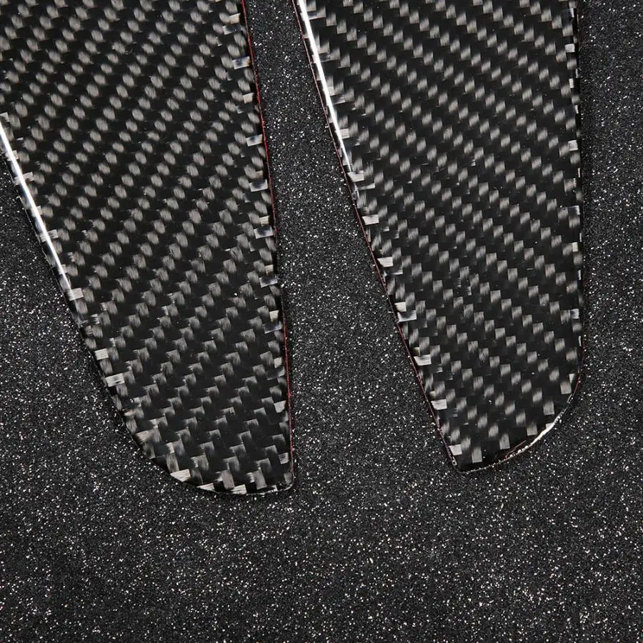 4 шт. карбоновые наклейки для интерьера двери окна переключателя крышки отделки