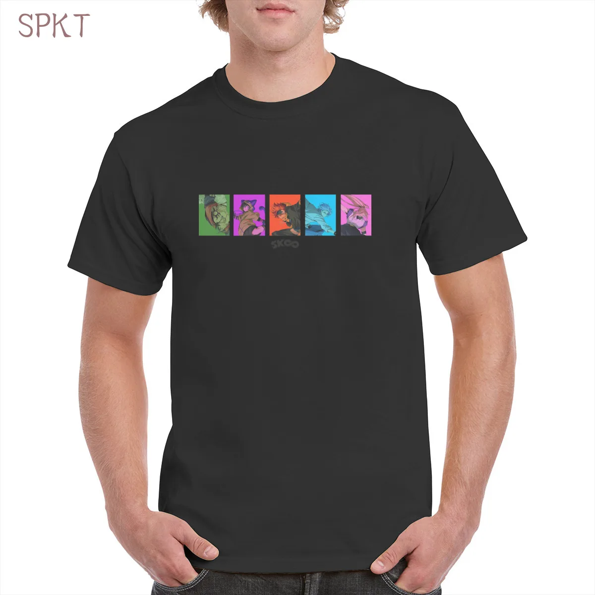 

Sk8 The Infinity Cute Reki Kyan Anime Kateboard t shirt Top Soft Oversized Cotton Tee T-Shirt Joe Langa Cherry blossom