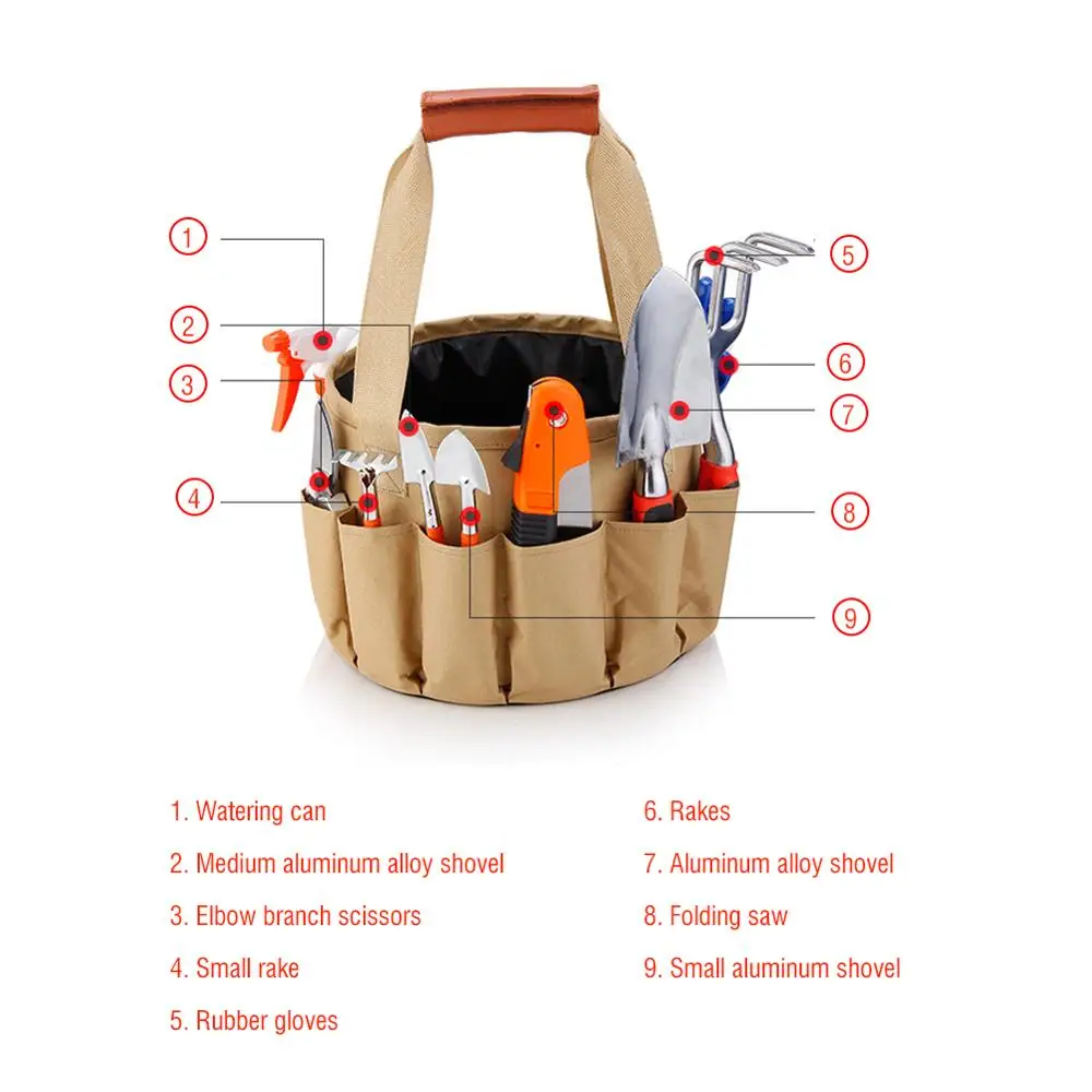 10 шт. портативный садовый набор инструментов бонсай лопата для горшечных