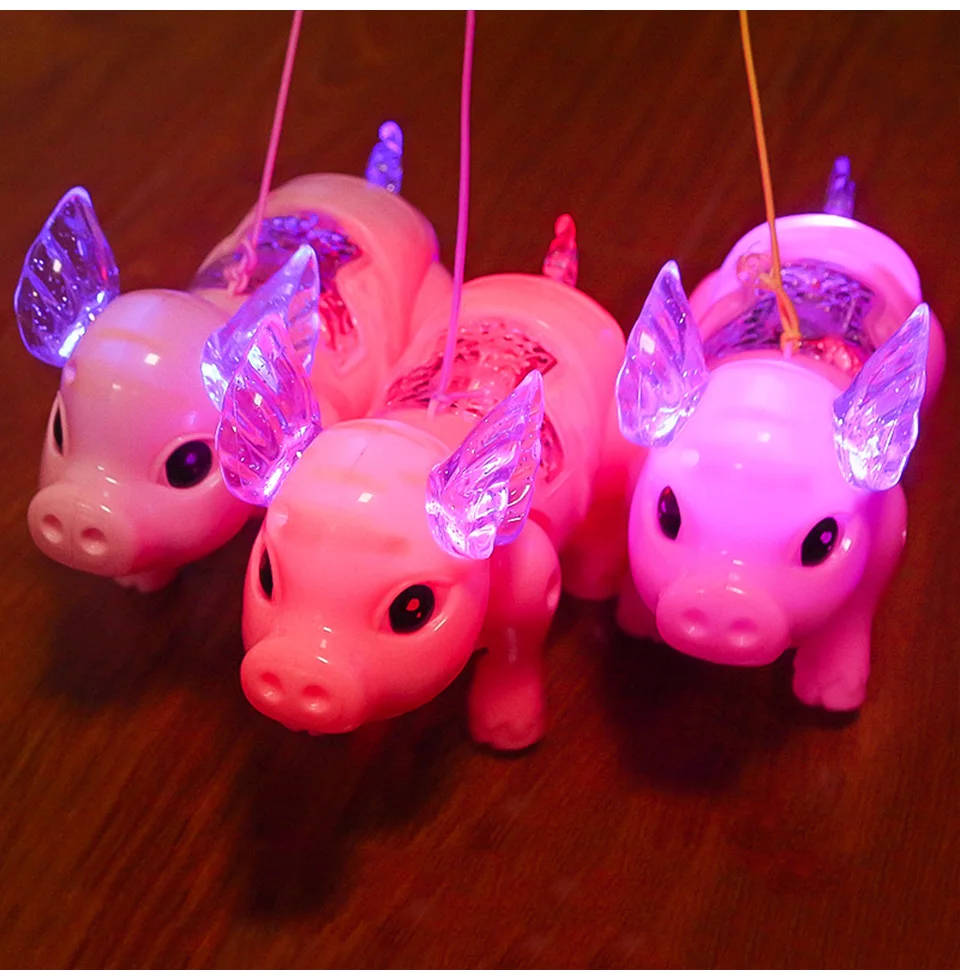 

Flashing Walking Pig Toys Boys Funny Musical Pig Electronic Pets Toy Children Interactive Gadgets Electronic Toys Boy Girl Gifts