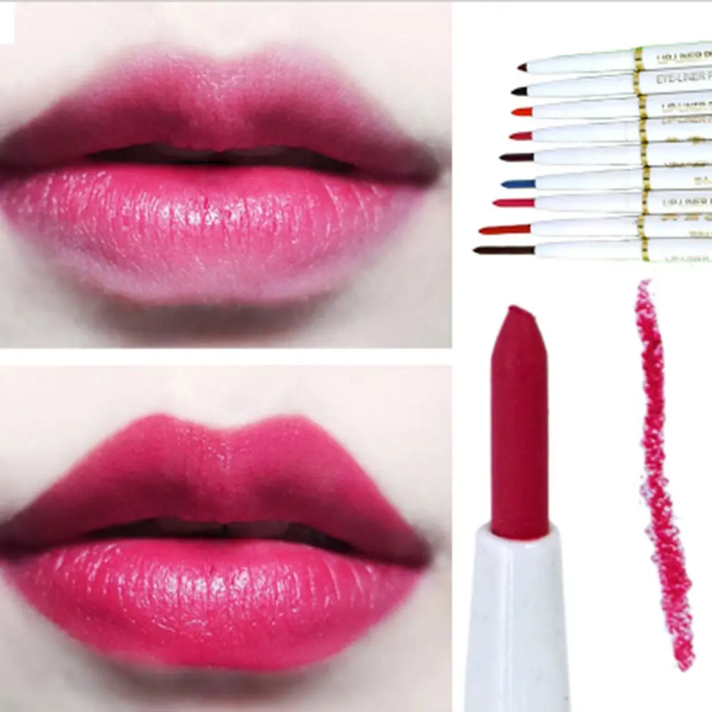 1 шт. автоматический поворотный карандаш для губ стойкий натуральный макияж