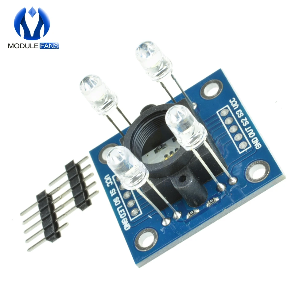 TCS230 TCS3200 модуль детектора Цвет распознавания Сенсор для платы Arduino Diy DC 3V 5V