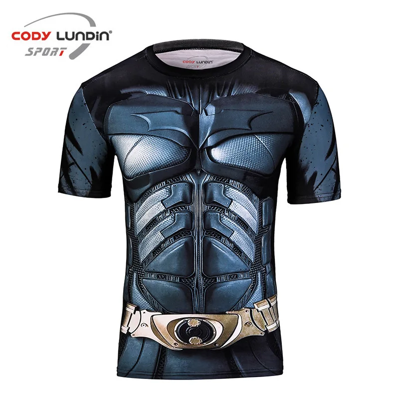 

Men Compression Shirt Cosplay Tshirt Fitness Gym Workout Quick Dry Fit Short Sleeve Sport Tight Tee Tops Exercise Running Shirts