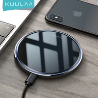 KUULAA 15W Wireless Charger For iPhone Max Plus Mirror Wireless Charging Pad For Samsung S10 Note