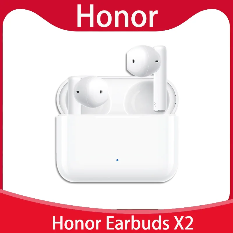 

Honor Earbuds X2 TWS Wireless Earphones MOECEN Comfy Semi-In-Ear 12mm Bio Speaker 28h 2 Mic ENC Bluetooth 5.2 Low-Lag Game Mode