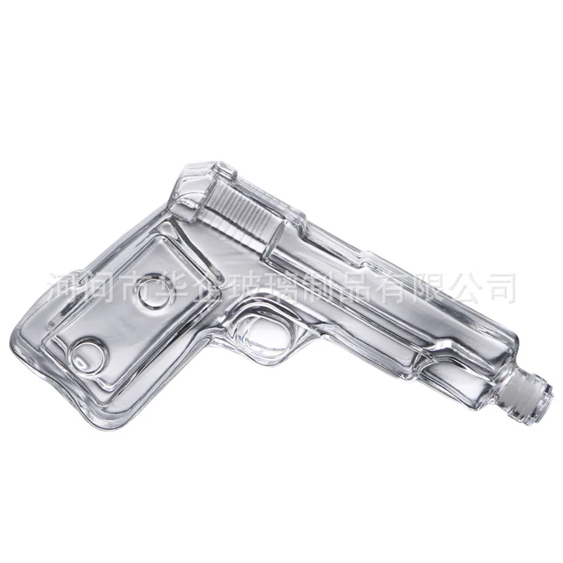 Графин для пистолета стеклянная бутылка вина набор напитков пистолет виски