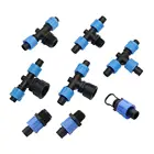 КАПЕЛЬНАЯ лента DN17, прямой соединитель для полива сада, 2 шт., 16 мм, с блокировкой, резьба 12 дюйма, 34 дюйма