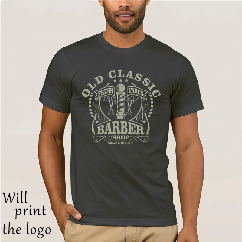 Barbero tienda винтажный de afeitar cuchillo dtg мужской t camisa regalo camisetas camiseta хип-хоп Футболка nueva