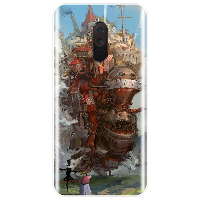 Howl's Howls Moving Castle Cover Soft Silicone TPU Phone Case For Redmi 4 4A 4X 5A 5 PLUS 6 7 NOTE pro | Мобильные телефоны и