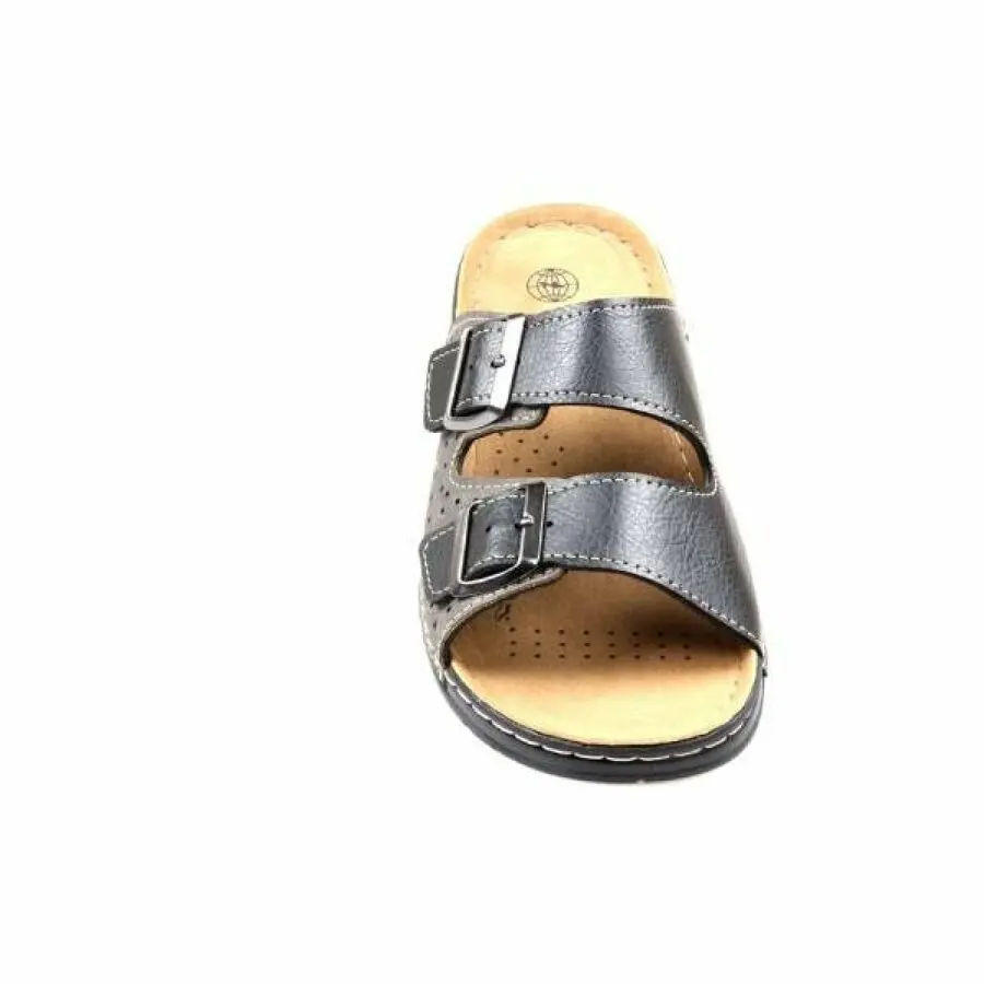 

Gantry 09344 Men Orthopedic Black Casual Slippers