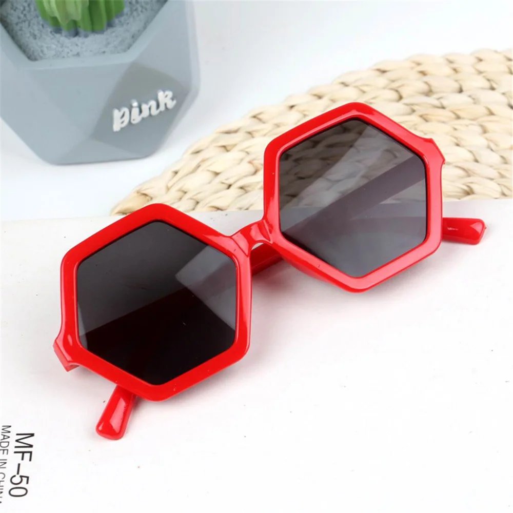 

Fashion Rhombus Kids Sunglasses Vintage Girls Cute Sun Glasses Party Eyewear Shades Children Students Uv400 Boy Girls Gift