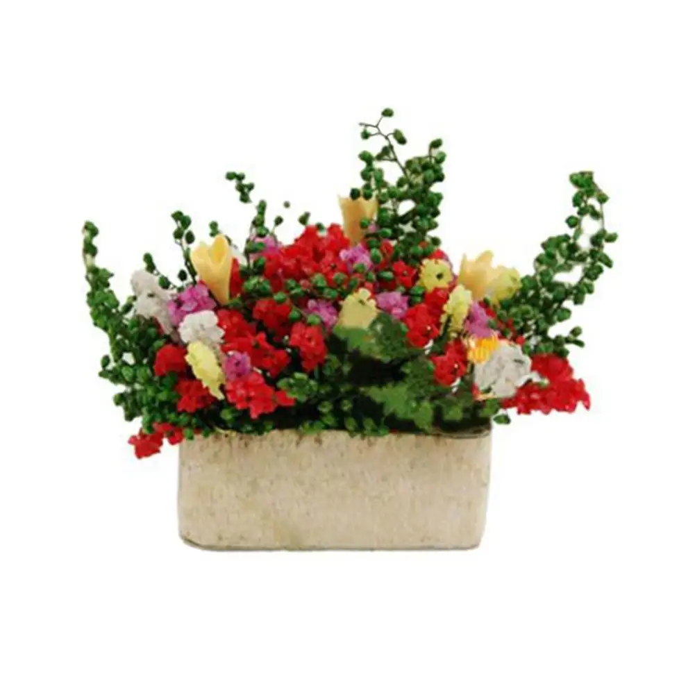 

1/12 имитация мини глины цветок растение Модель Кукольный дом бонсай Декор аксессуар ролевые игры игрушка детский подарок для детей