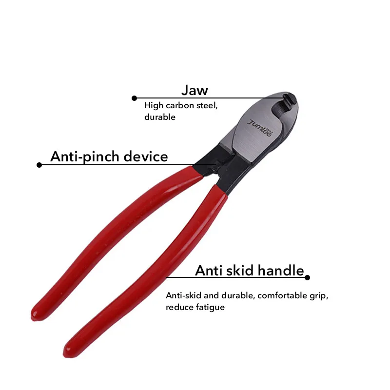 

1pcs 6/8 Inch Wire Scissors Cable Cutter Multi-function Portable Carbon Steel Electrical Wire Rope Pincer Shears