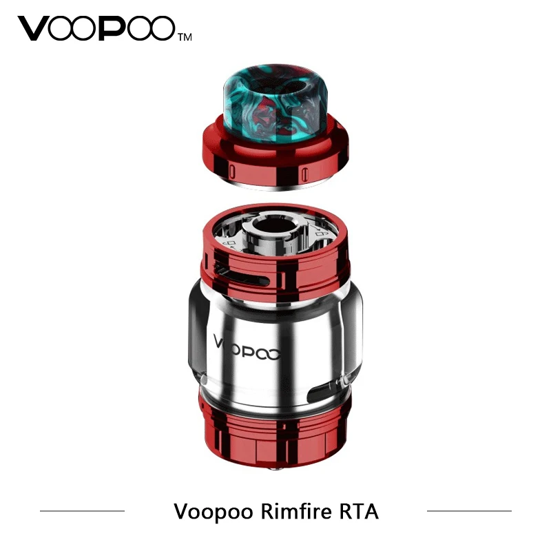 Оригинальный VOOPOO Rimfire RTA 30 мм Диаметр 5 мл Емкость электронная сигарета