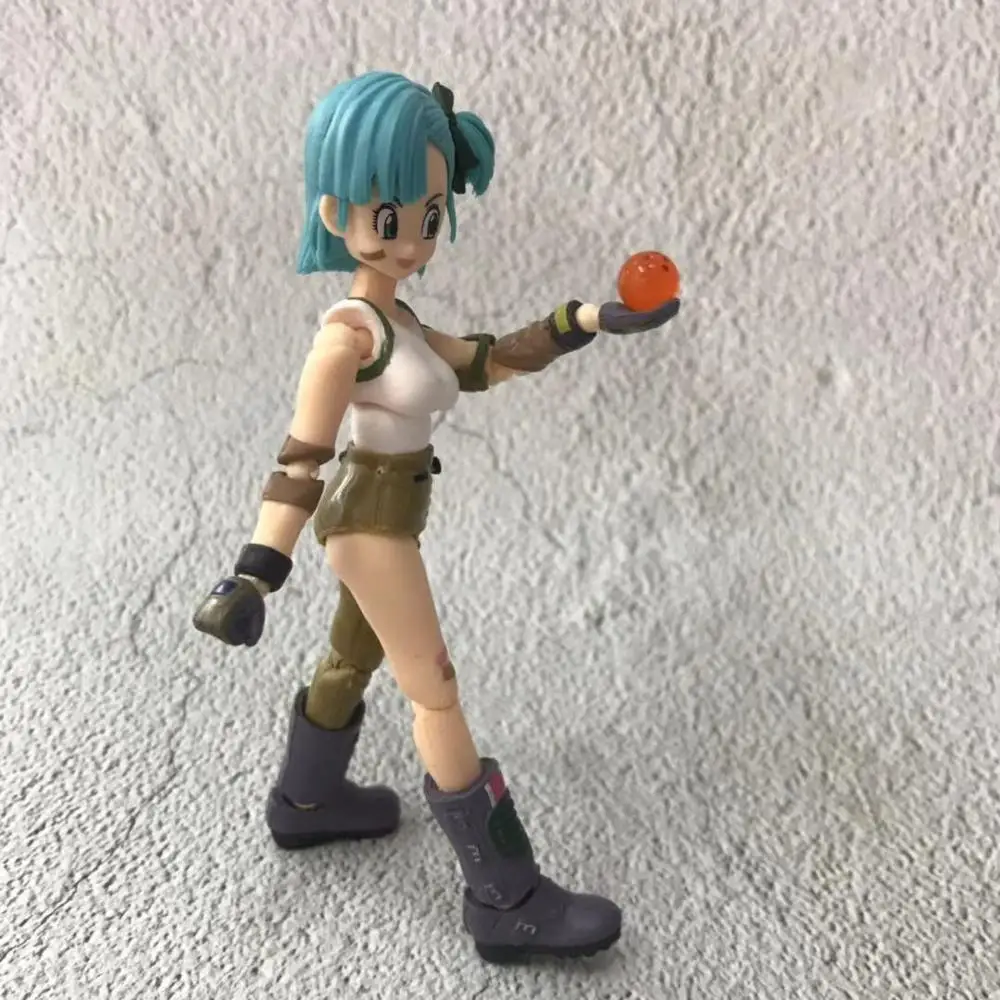 Dragon Ball Z Bulma подвижные фигурки ПВХ Коллекционная модель игрушки brinquedos для подарка на Рождество