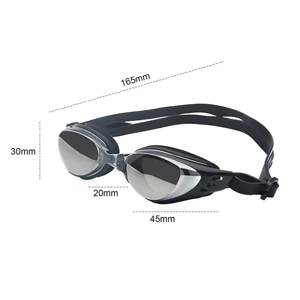 

MC1200 Swim Eyewea Swim Goggles Clear Visual Anti-fog Swimming Glasses Electroplate Waterproof Anti-UV Eyewear for Sea