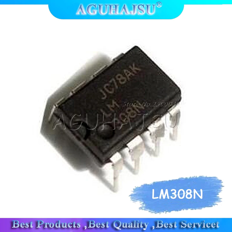10 шт. LM308N DIP8 LM308 DIP 308N 8|dip 8| |