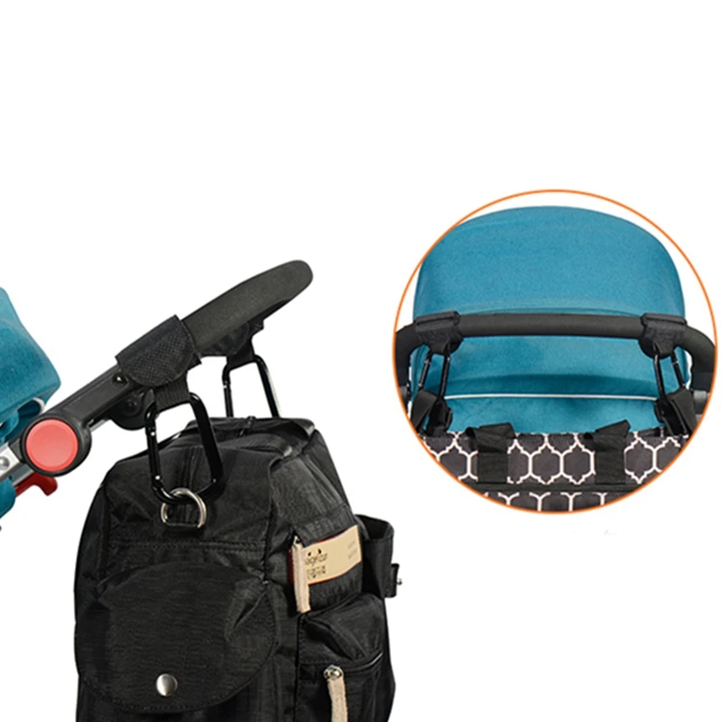

2Pcs/Lot Baby Stroller Hook Strong Hanger For Baby Pushchair Prams Poussette Hook Stroller Organizer Hanger Hook For Diaper Bags
