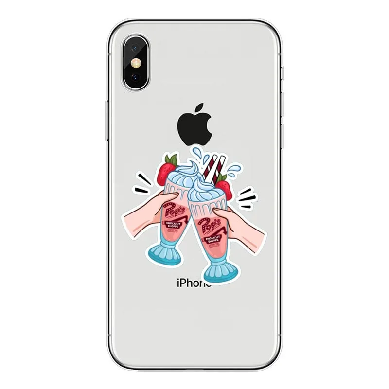 Американский ТВ ривердейл Бетти и Вероника дружба Southside TPU чехол для iPhone 11 11ProMAX 5s 6 6S 7 8 Plus XR XS MAX - Цвет: TPU