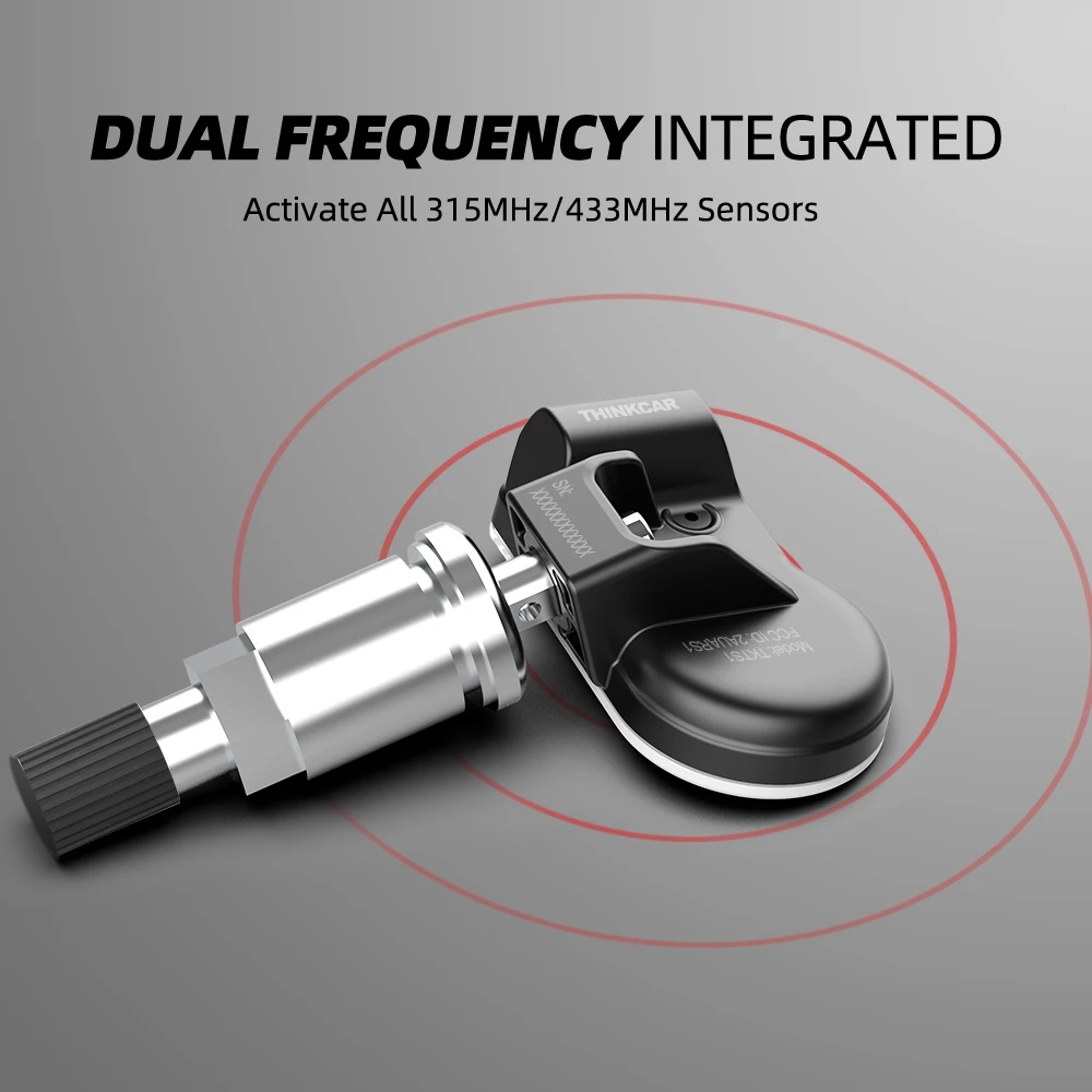 THINKCAR THINKTPMS S1 315 МГц/433 МГц TPMS датчик инструменты для ремонта шин сканер давления в