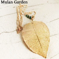 new personality gold color leaf pendant necklace fashion silver color body chain necklace women jewelry accessories party gift