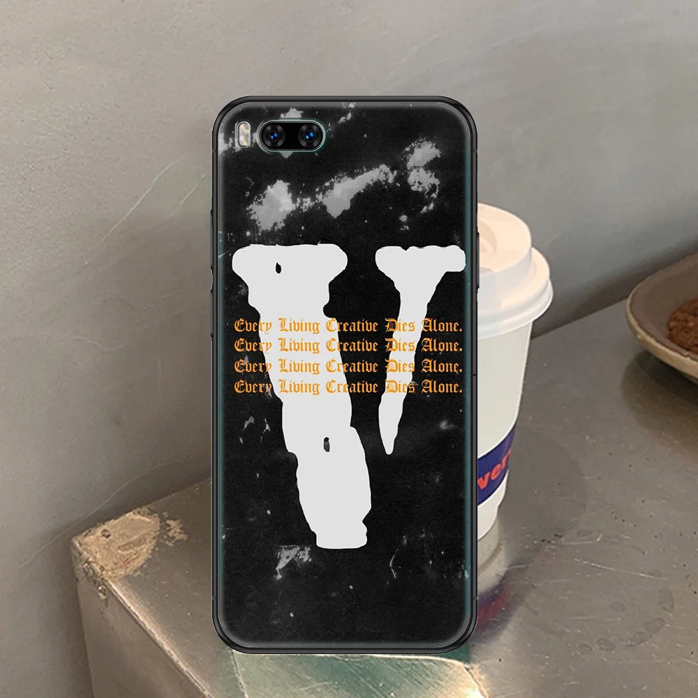

brand Vlones fashion Phone case For Xiaomi Mi Max Note 3 A2 A3 8 9 9T 10 Lite Pro Ultra black soft coque silicone bumper art