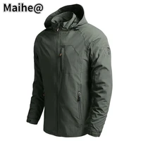 men outdoor hiking jackets waterproof hooded windbreaker coat men 2021 autumn new casual jacket tactics military jackets men 5xl