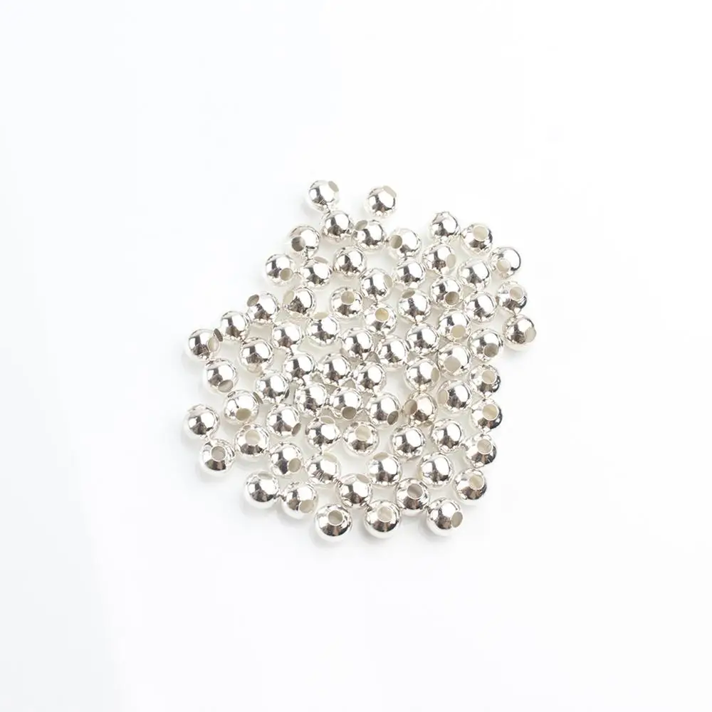 Круглые золотистые и бронзовые бусины-разделители 500 шт./лот 3 4 6 мм | Украшения