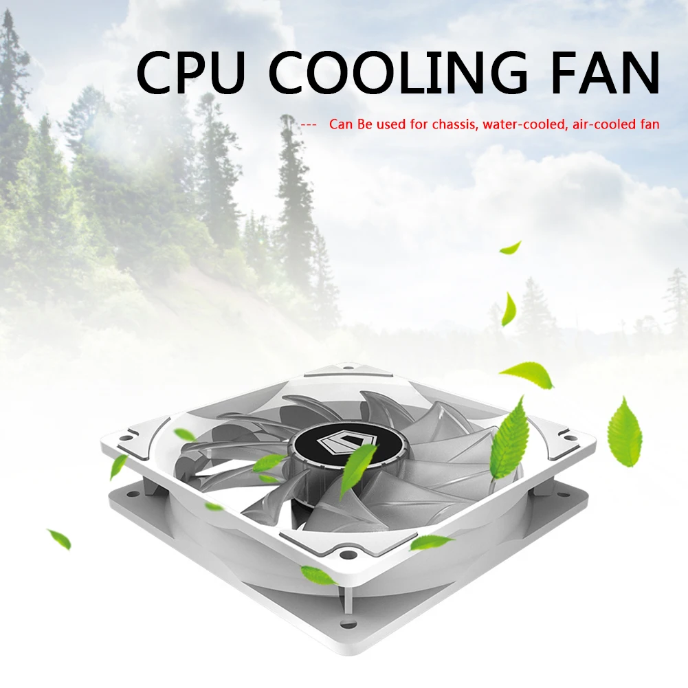 ID-COOLING XF-12025 120mm Cooler Fan DC 12V 4Pin Cooling Radiator 700-1800PRM for Chassis PC Case CPU Water | Компьютеры и офис