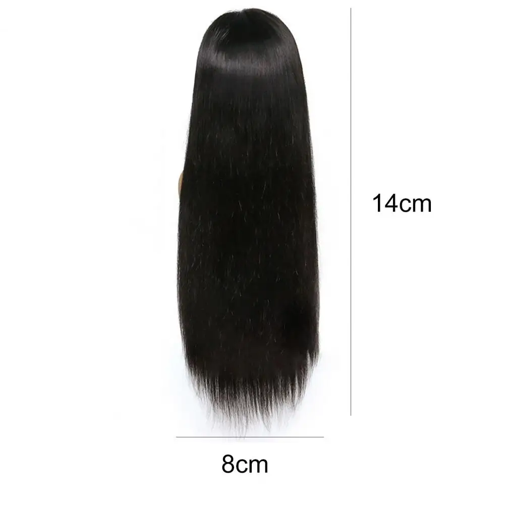 

Wig Straight Natural Human Hair Lady Hairpieces Matte Straight Long Women Smooth Lace Wigs for Female Closure Wig Lace Front Wig