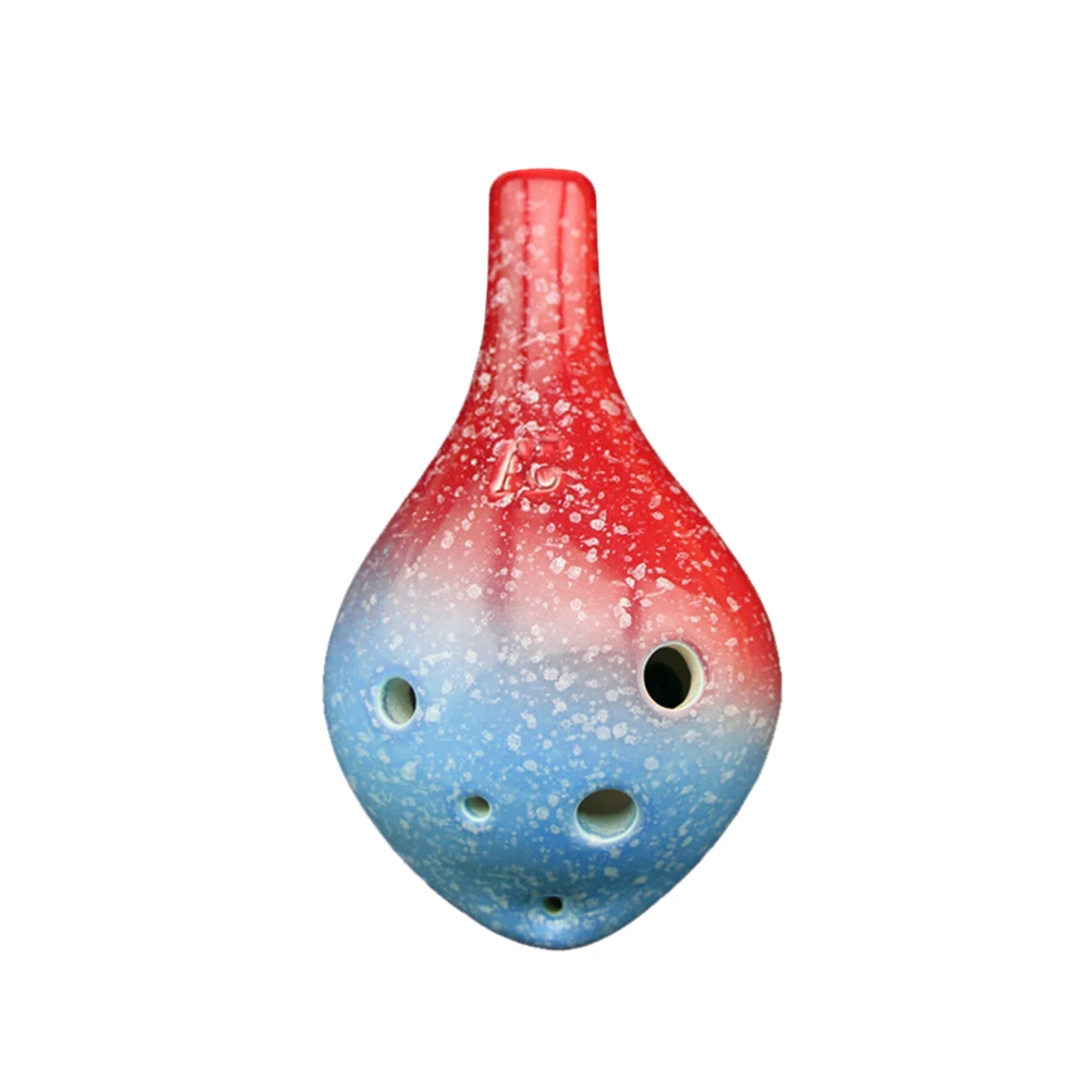 6 отверстий керамическая бутылка для вина Ocarina Alto C музыкальный инструмент с