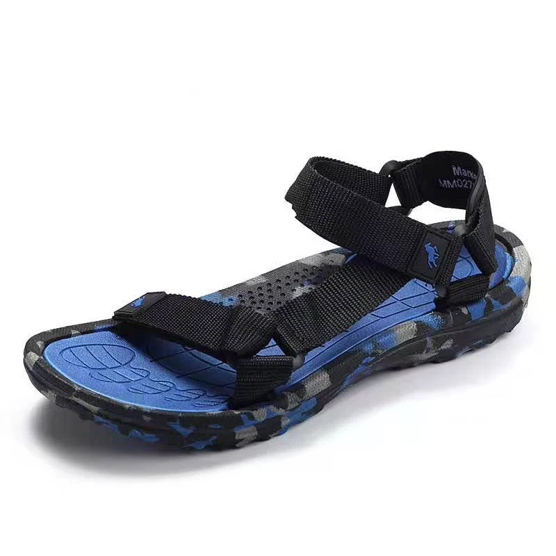 

Camouflage Men's Sports Sandals Velcro 2021Beach Shoes Breathable non-slip Deodorant Leisure Outdoor Trend Slippers Sandals