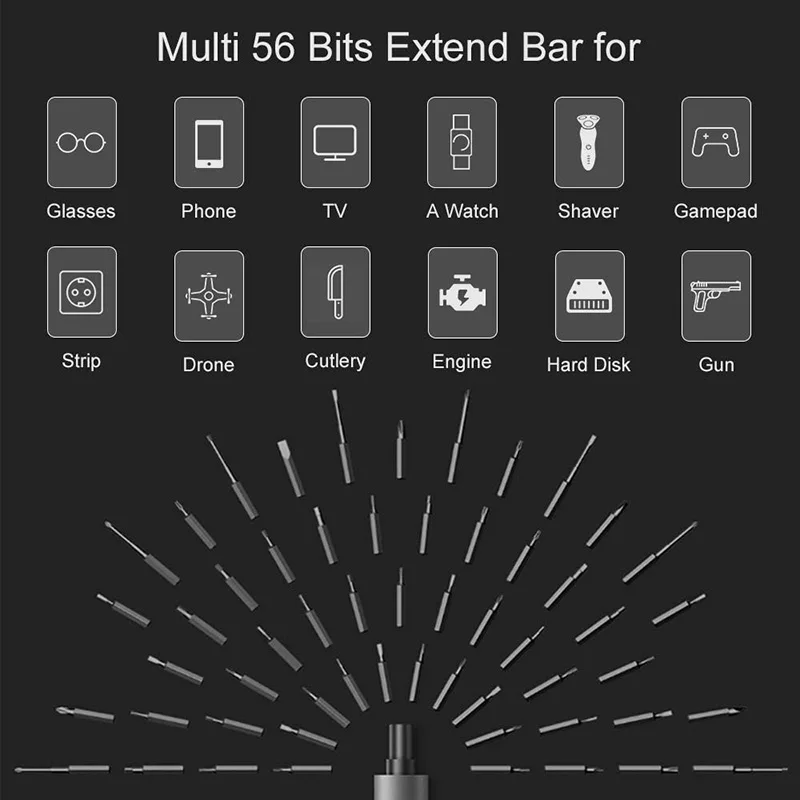 Набор прецизионных электрических мини-отверток Wowstick 1F Pro беспроводная