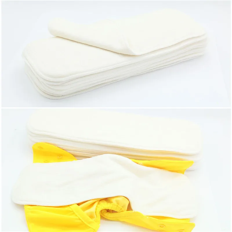 Многоразовые моющиеся вставки вкладыши для подгузников из натуральной ткани