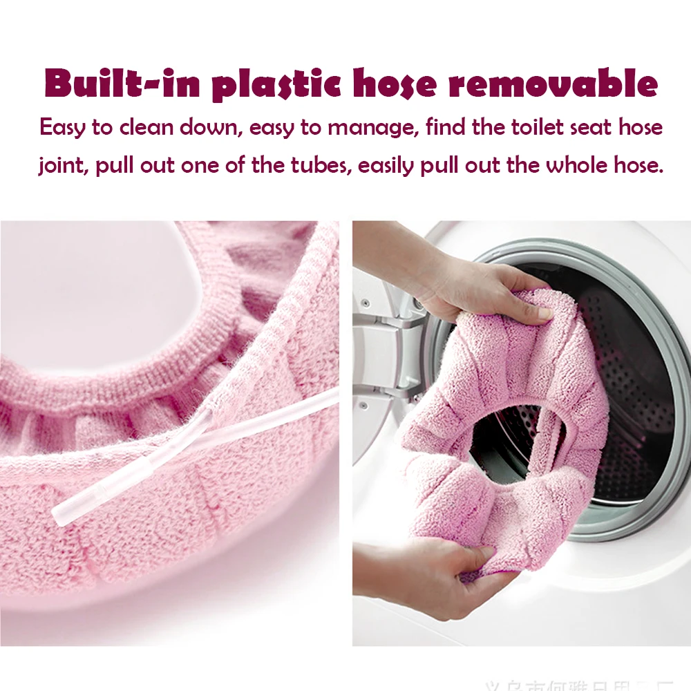 Ванная комната туалет сиденье с ручкой стульчак моющиеся мягкие зимние теплые