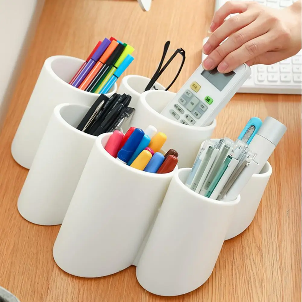 

Storage Bucket Multi-use Punch-free PP Wide Application Durable Storage Holder for Living Room Cosmetic Container Desktop Holder