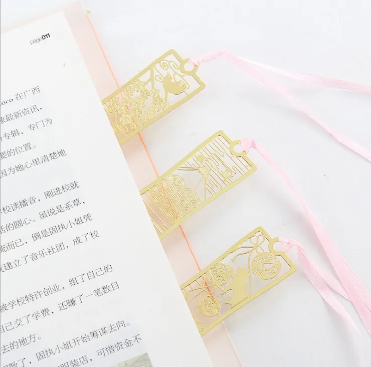 Гравированные металлические закладки с Сакурой цветы вишни Фудзи классический