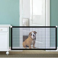 pet dog gate ingenious mesh dog fence for indoor and outdoor stair safety protection pet dog gate safety enclosure dog mesh gate