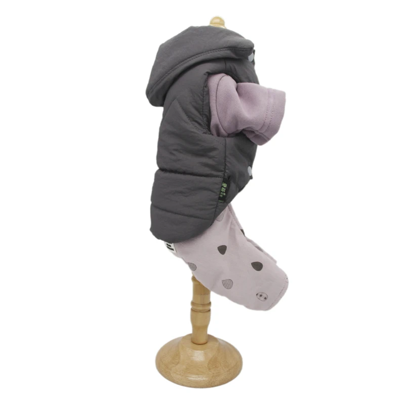 Ambaby осенне-зимняя одежда для домашних животных с капюшоном 4 брюки с широкими штанинами, теплые пальто, куртки для собак, одежда для собак для маленьких средних и больших размеров, Размеры Домашние животные, собаки и кошки